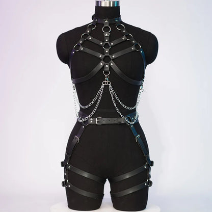 LustRapture - Leather Harness Elegance