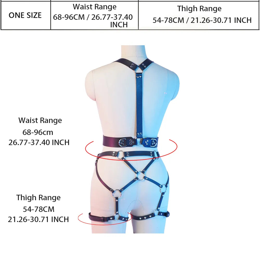 Enchanting Elegance - Gothic Body Harness Set