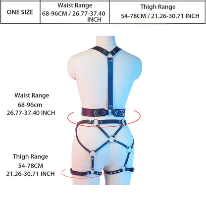 Enchanting Elegance - Gothic Body Harness Set