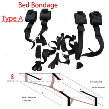 Passionate Play Kit - BDSM Bed Restraint Set